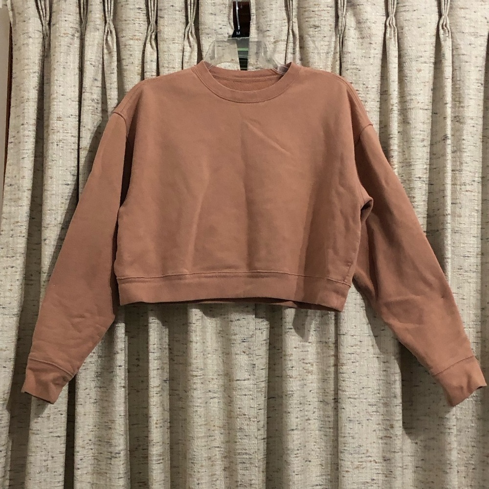 Girlfriend Collective 50/50 Cropped Sweatshirt